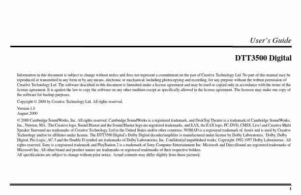 CAMBRIDGE SOUNDWORKS DTT3500-page_pdf